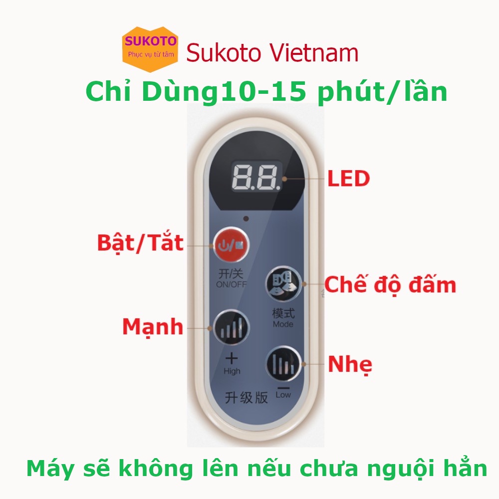 Máy Đấm Lưng, Đai Massage Quà Tặng Mẹ Cao Cấp